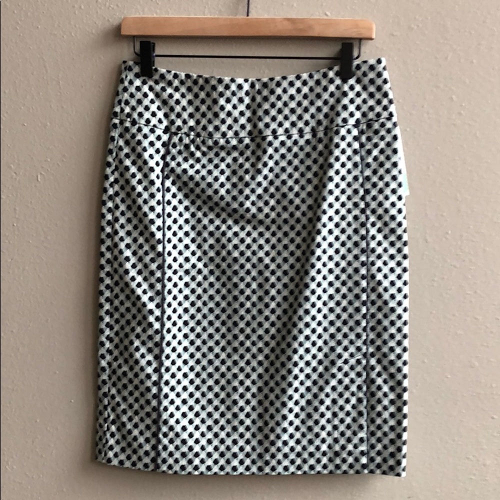 Mint green & black skirt